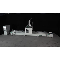 Centre d'usinage CNC à portique OUWO pour profilés de fenêtres et de portes en aluminium avec structure de base en acier, usinage robuste 6520 mm