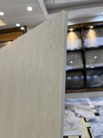 600x1200 Brillant & Mat Extérieur Bâtiment Pierre Look Travertin Façade Porcelaine Murs Carreaux