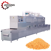 Machine de séchage et de stérilisation automatique à micro-ondes pour flocons de noix de coco fins, en acier inoxydable, avec contrôle PLC