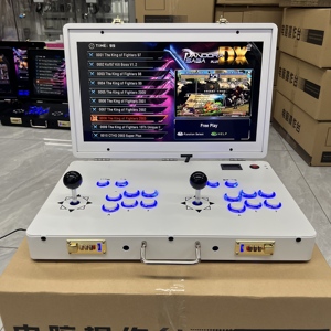 Doppia <span class=keywords><strong>Console</strong></span> <span class=keywords><strong>Arcade</strong></span> Portatile Pandora da 21 Pollici, Pieghevole, in Metallo e Vetro, con Joystick, a Moneta, Multiplayer - Product Image 2