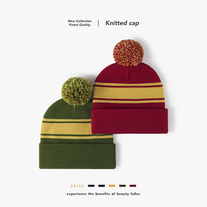 Tùy chỉnh Acrylic dệt kim Mũ mùa đông Jacquard thêu logo toques Pom Pom đan Bobble lông <span class=keywords><strong>Beanie</strong></span> <span class=keywords><strong>Hat</strong></span> cung nhân vật cho - Product Image 3