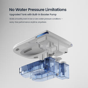 Ware sanitaire mural automatique haut de gamme <span class=keywords><strong>WC</strong></span> intelligent avec télécommande mur <span class=keywords><strong>suspendu</strong></span> en céramique pour salle de bain avec drainage P-Trap - Product Image 5