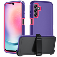 Clip de ceinture Defender avec protection d'écran robuste et résistante pour téléphone portable Samsung A16 A55 A35 A25 5G