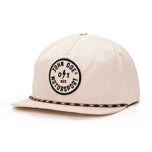 Gorras de Béisbol Personalizadas de 5 Paneles con Bordado de Logotipo, Gorras de Nylon con Cierre a Presión y Cuerda - Product Image 1