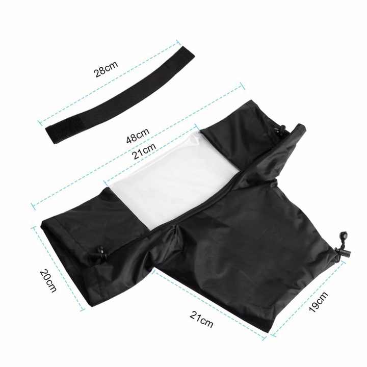 JJC 2PCS Pack Camera Waterproof Rain Coat Camera Rain Cover For Canon Nikon Sony Fuji Dslr Camera With Lens Less Than 45cm Long And 17cm Wide Photography Rain Gear Camera Accessories I1872622475 5 thumbnail image