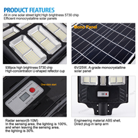 Oferta Especial: Lámpara Solar para Exteriores Todo en Uno, Integrada, Impermeable, para Patio, Calle o Jardín