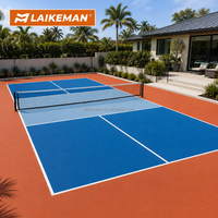 Nouvelle arrivée : tapis de sol portable pour terrain de pickleball, antidérapant, en PVC, pour club de loisirs en plein air