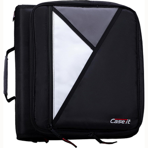 Case-it Factory Wholesale 2 Inch Zipper <b>Binder</b> <b>3</b> <b>Ring</b> <b>Binder</b> 6-Pocket Expanding File Durable - Product Image 1