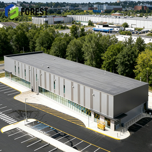 Estructura de Acero con Marco Rígido en Forma de H para Almacenes, Supermercados, Parques de Oficinas, Escuelas y Centros Comerciales, Aplicaciones Industriales - Product Image 1