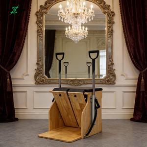 SAERDE Premium Eco-Friendly Wooden Pilates Reformer <b>Chair</b> for Home Use Yoga & Fitness All Seasons - Product Image 1