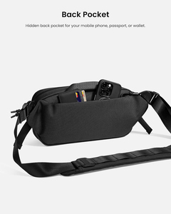 Sac bandoulière étanche XPAC robuste pour homme, sac de poitrine, sac à dos de randonnée, sac de voyage - Product Image 3