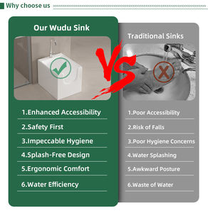 2025 nuevo baño musulmán cerámica Wudu pie lavado tazón estación con grifos para Masjid Wudu mezquita oración <span class=keywords><strong>Becken</strong></span> Islamisch - Product Image 4