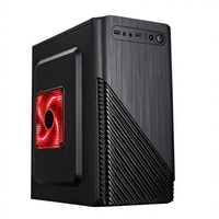 Boîtier PC Gaming Micro ATX en Maille Haute Qualité avec Ventilateur RGB, Mini Tour en Acier SPCC, Support Alimentation ATX, Châssis Personnalisé en Stock