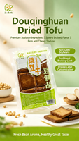 Harga Pabrik Qingzhen 260g Label Pribadi OEM Pengganti Daging Nabati Tinggi Protein Tahu Asap Kering Alami Berbahan Dasar Kedelai