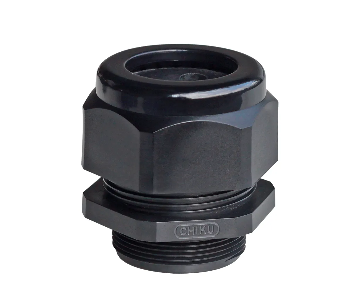 M16*1.5 waterproof nylon cable gland IP68, U/L plastic cable gland connector, cable range 4-8mm