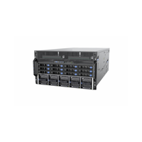 6U 8-GPU Rackmount AI Server Barebone Dual AMD EPYC 9004/9005 CPUs 24 DDR5 Slots 123.5-inch Bays Stock