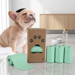 Eco-Friendly <b>Compostable</b> Dog Poop <b>Bags</b> | Biodegradable Cornstarch PLA PBAT Scented HY Brand Custom Size Color - Product Image 1