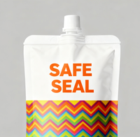 Pochettes à bec verseur personnalisées de qualité alimentaire, emballage anti-fuite pour boissons, jus, lait, aliments pour animaux de compagnie avec impression en héliogravure
