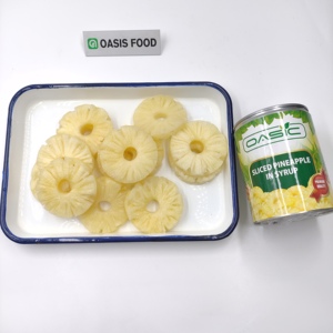 OEM/ODM Alimentation et Boissons : Ananas en Conserve Prêt à l'emploi, en Sirop Léger ou Épais, Durée de Conservation de 3 Ans, Conformité Mondiale, Boîtes/Cartons - Product Image 1