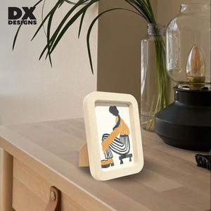DX tasarımlar toptan yeni moda katı ahşap fotoğraf çerçevesi fotoğraf çerçevesi mdf ahşap resim - Product Image 6