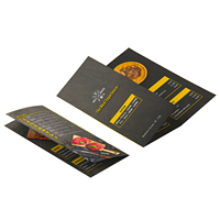 Service d'impression de papier personnalisé A4 A5 A6 mini brochure pliée à trois volets dépliant Promotion imprimable dépliant livret impression de livret