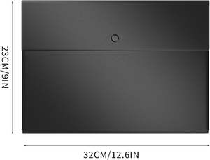 Pochette en plastique <span class=keywords><strong>avec</strong></span> fermeture à pression, classeur pour organiser les documents, format <span class=keywords><strong>A4</strong></span>, pour l'école et le bureau - Product Image 3