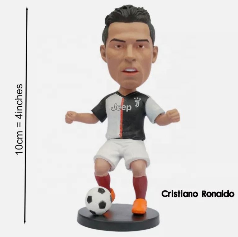 Customized 3D Big Head PVC Football Figurines for Collectors