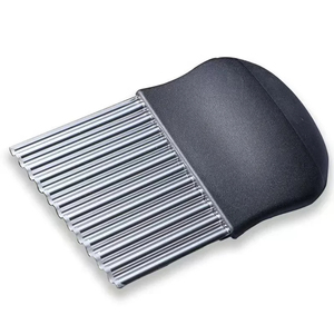 Herramienta de colmillo de lobo de acero inoxidable, cuchillo ondulado para cortar patatas y verduras para patatas fritas, cortador de cocina - Product Image 6