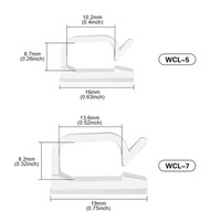 Pince en P de câble en Nylon à vis noire de mise à la terre de Type R pour pinces de câbles Clips de câble pour attaches murales Clip de support pour mur