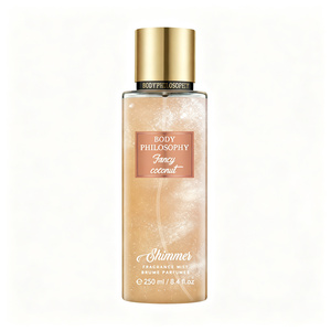 Bodyphilosophy Eco-Friendly Shimmer Body <span class=keywords><strong>Mist</strong></span> 250ml Langdurige Geur Glitter Stralende Huid Spray Geuren Vanille Vrouwen - Product Image 3