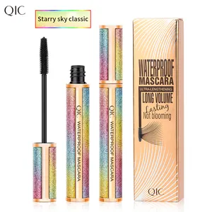 QIC semi permanente impermeável duradoura Natural crescimento cílios Curling Starry Mascara