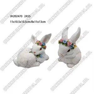 Statue en résine, nouvelle décoration de table, <span class=keywords><strong>lapin</strong></span> de Pâques, articles de décoration - Product Image 3