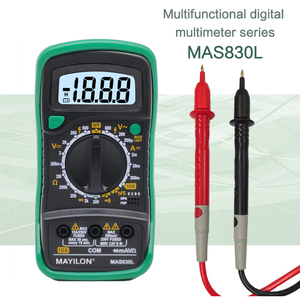 MAYILON Auto Range <span class=keywords><strong>LCD</strong></span> Digital Residencial MAS830L Multímetro AC/DC Pocket Ammeter Peak Tester Meter - Product Image 2