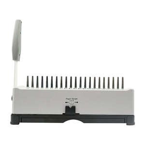 Rilegatrice Manuale Professionale a Pettine 21 Fori Capacità di Perforazione 450 Fogli per Formato <span class=keywords><strong>A4</strong></span> e Lettera per Rapporti d'Ufficio - Product Image 5