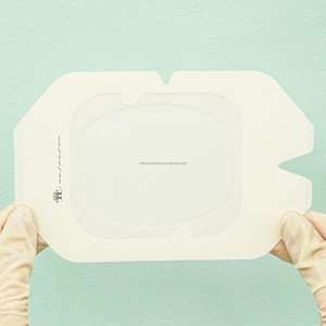 10x12cm Plester Medis Transparan PU Tahan Air untuk Kateter <span class=keywords><strong>PICC</strong></span> atau Jarum Penahan Bersertifikat CE Kelas I - Product Image 1