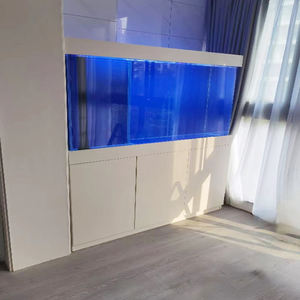 Acquario Alto da 200 300 Galloni per Acquacoltura con Filtro Sistema di Acquaponica per Interni in Vetro Ultra Trasparente Decorazioni per Soggiorno - Product Image 3