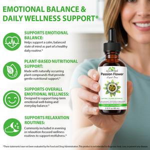 SOLOTREE <span class=keywords><strong>Gocce</strong></span> Liquide di Passiflora per Rilassamento e Sonno Sano, Puro Naturale per il <span class=keywords><strong>Benessere</strong></span> Emotivo - Product Image 3