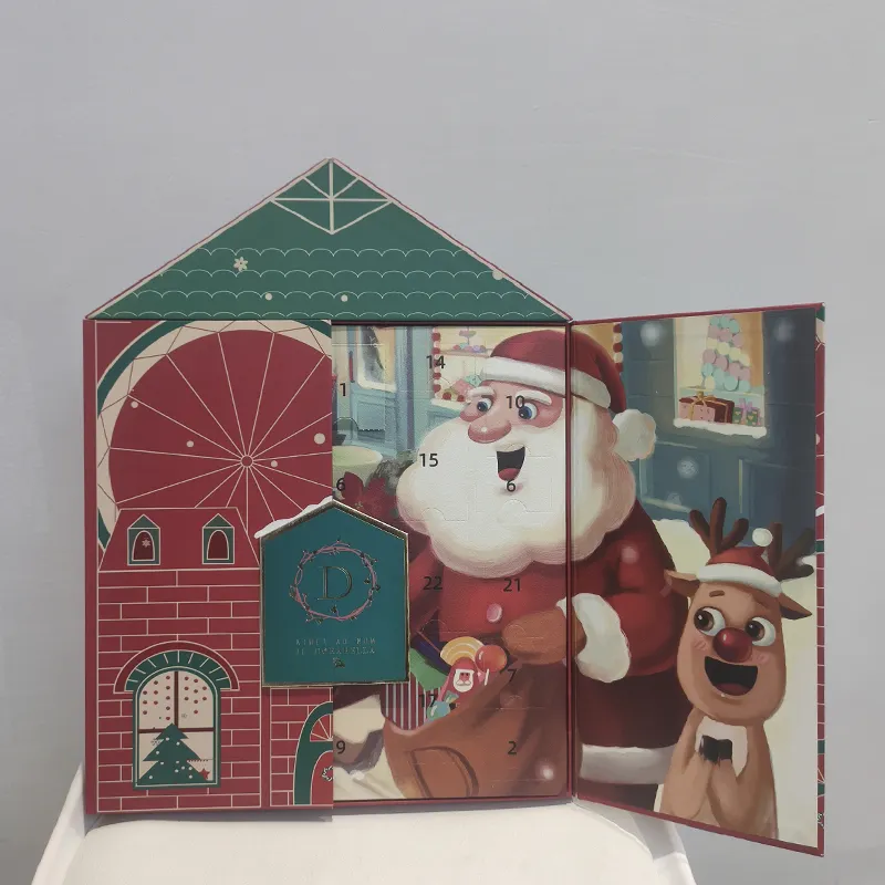 高級デザインロゴ印刷紙包装売れ筋ベビーバースデーボックスキッズクリスマスギフト人形おもちゃ箱お菓子
