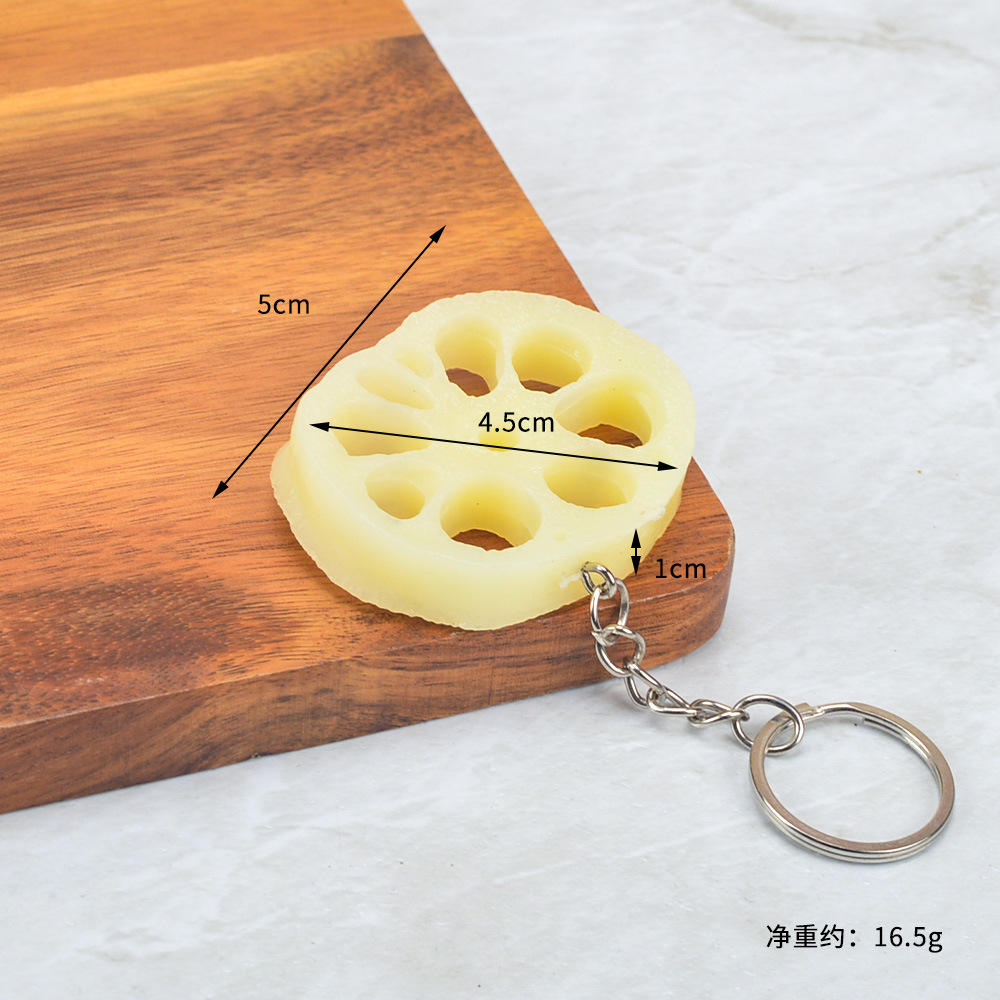 Rodajas de raíz de loto - Colgante