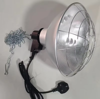 Réflecteur de Lampe Chauffante pour Volaille en Aluminium Étanche Personnalisable - Dôme Réflecteur E27 pour Éleveuse pour Ferme d'Élevage