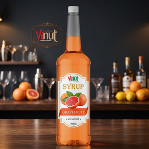 Sirop de Pamplemousse en Bouteille Verre 750ml VINUT Vente en Gros OEM ODM Fabricant Fournisseur de Boissons Marque Privée Boîte de Boissons 100% - Product Image 3