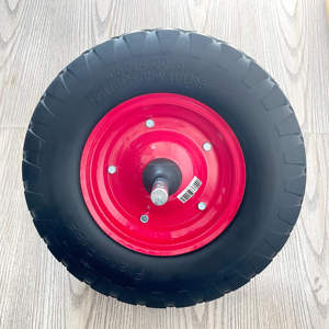 Neumático de repuesto de servicio pesado Maxtop, neumático sólido a prueba de pinchazos, diámetro de <span class=keywords><strong>16mm</strong></span>, 4,80/4,00-8, carro de poliuretano, <span class=keywords><strong>rueda</strong></span> de <span class=keywords><strong>carretilla</strong></span> de 16" - Product Image 4