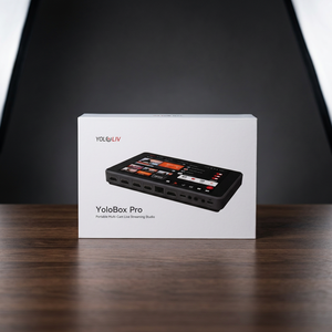 Genuine New YoloLiv YoloBox Pro Aluminum <b>Portable</b> All-in-One Multi-Camera HD Live Streaming Switcher Touchscreen Wi-Fi SD Card - Product Image 3