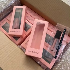 Ensemble de lèvres rose nude à combinaison de couleurs libre, marque privée, sans cruauté, végétalien, <span class=keywords><strong>kit</strong></span> de gloss et crayon à lèvres brillants et pigmentés - Product Image 2