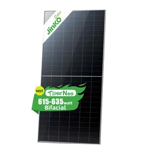 Jinko 635w 625w 615w Topcon Bifacial High Efficiency Solar Panel Good Price With Ce Tuv Certificate