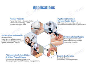 Appareil de thérapie par ondes de choc pneumatiques 10 bars, 500 mJ, pour la physiothérapie - Product Image 5