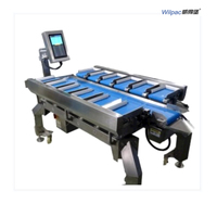 Machine d'emballage horizontale de poulet de porc linéaire granule contrôle automatique peseur multi-tête compact