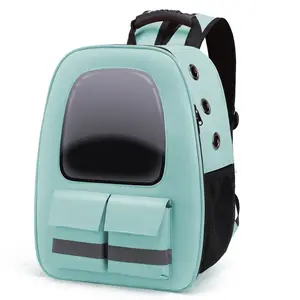 Hot small cat dog pet carrier backpack Expandable pet backpack carrier Breathable cat dog capsule Bubble pet carrier backpack