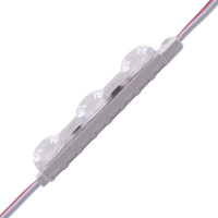 Módulo LED 110V AC IP68 7000K Blanco 1W para letreros publicitarios de caja de luz con cinta adhesiva en la parte posterior (paquete de 200 piezas)