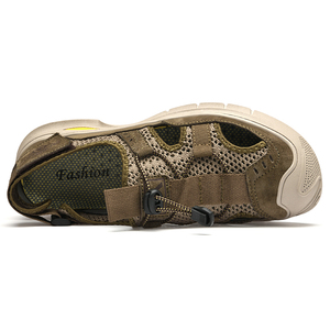 Nouvelles chaussures d'été pour hommes, sandales respirantes en maille, chaussures de mode pour hommes, vente en gros - Product Image 2